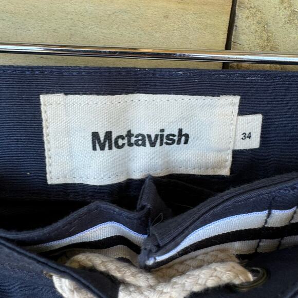 Mctavish Boardies Board Shorts Stowed Away Swim Surf Deep Blue Size 34 Huckberry - Picture 3 of 7